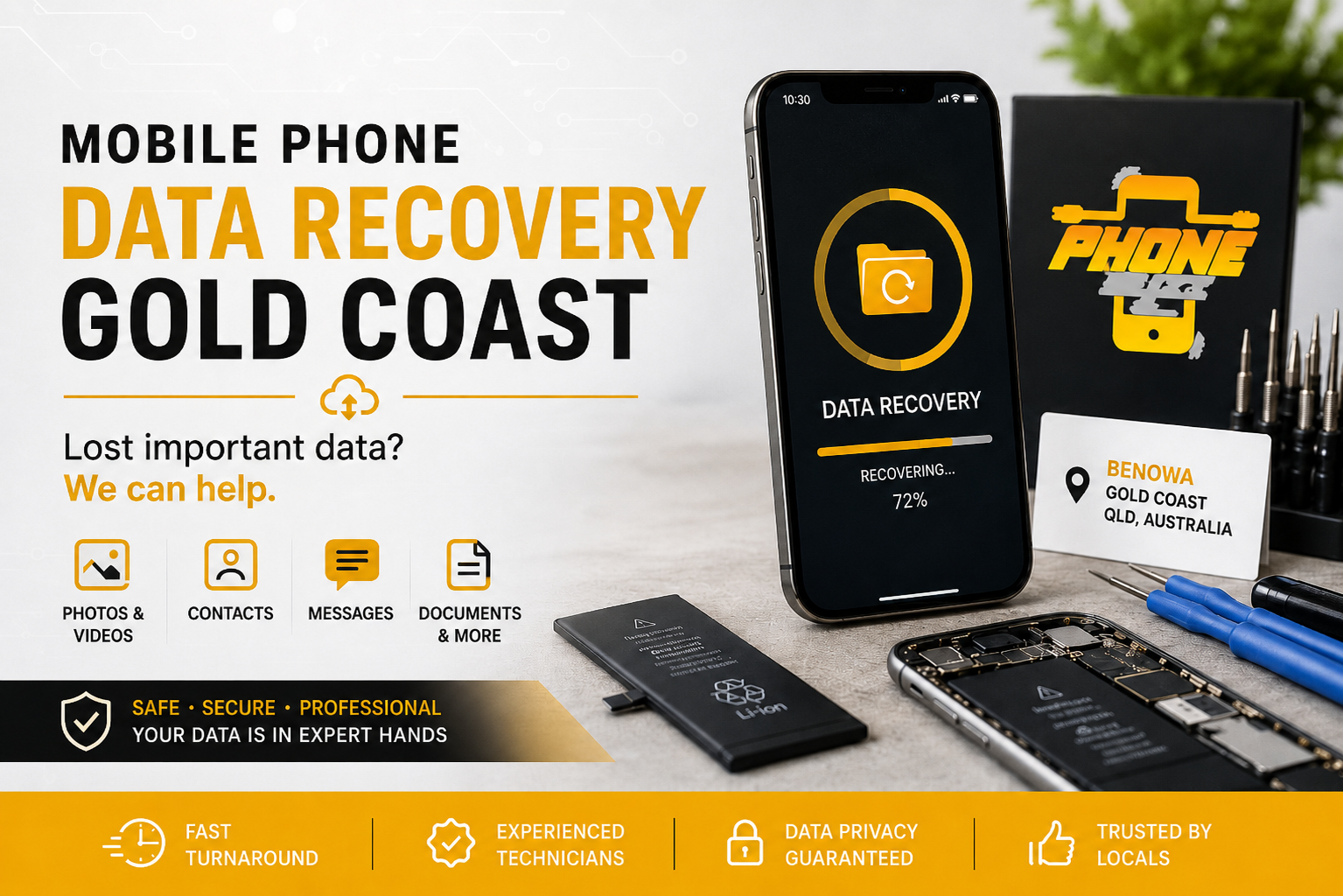 Mobile Phone Data Recovery Gold Coast: What to Do When Important Data Is at Risk