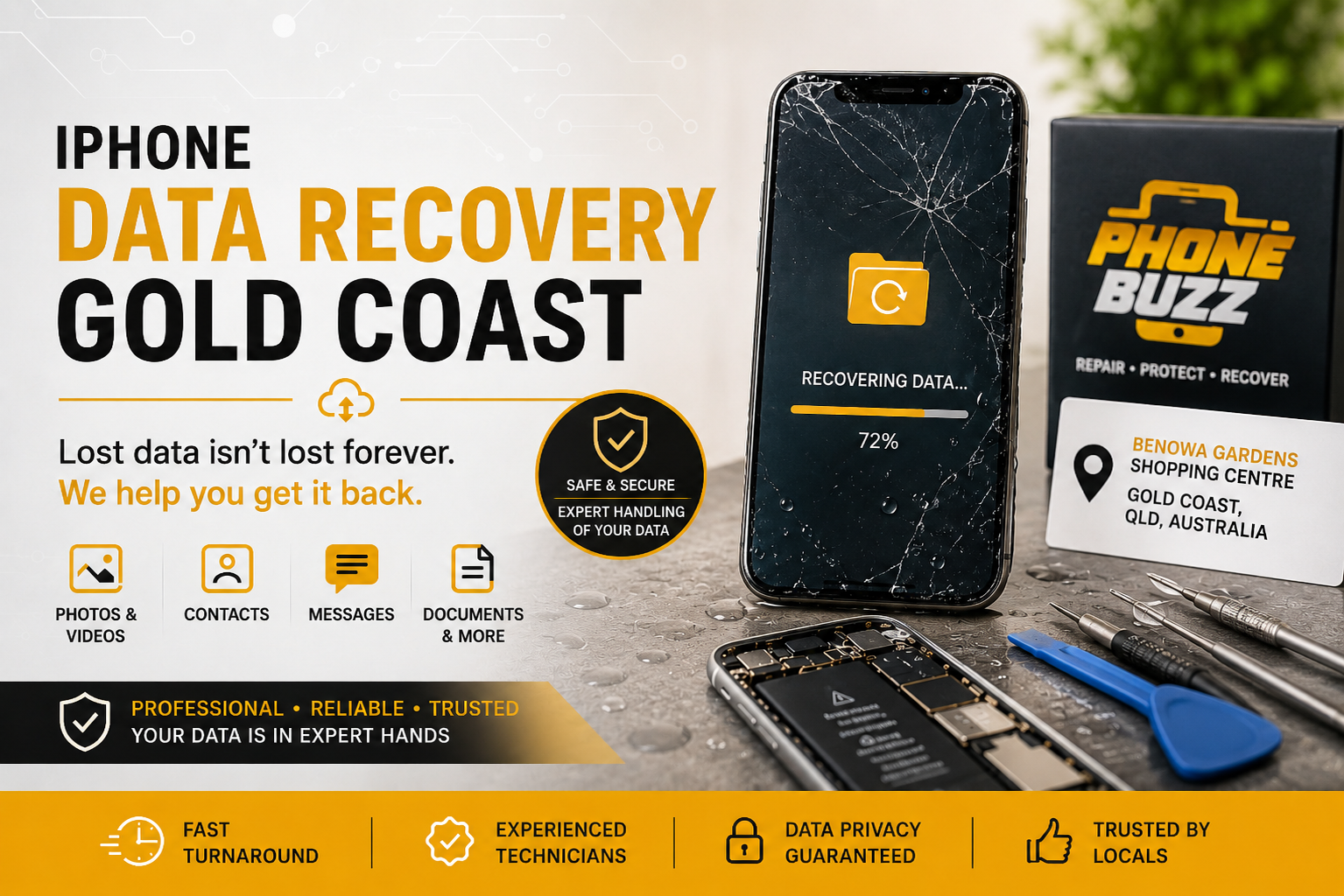 iPhone Data Recovery Gold Coast: What to Do When Important Data Is at Risk